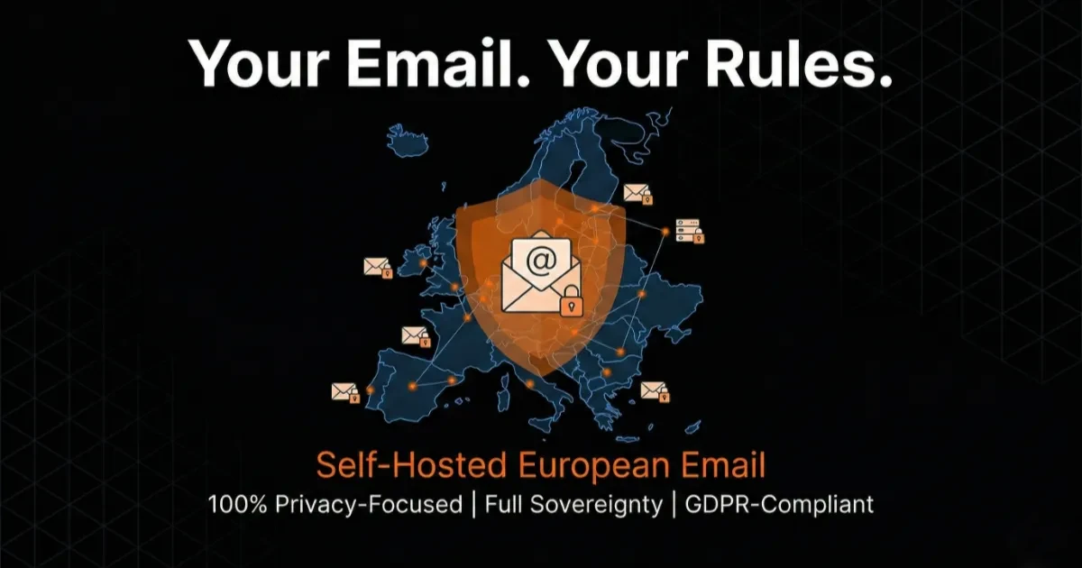 Self hosted Mail Server on Your Own Infrastructure